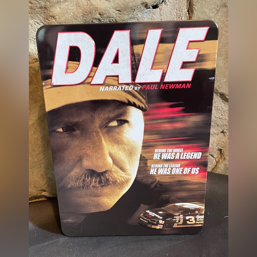Collectible Dale Earnhardt 6 DVD Set In Collector Tin Life Story by Paul Newman